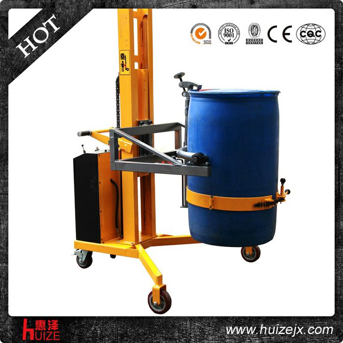 半電動(dòng)油桶車(chē)（直角腿，夾鐵桶翻轉）